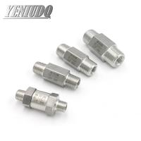 ราคา Male thread 1 8 1 4 3 8 1 2 3 4 304 stainless steel double outer wire check valve hexagonal grinding check valve liquid gas (20105111919)