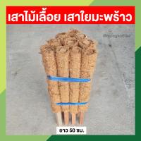 ราคา เสาไม้เลื้อย เสาใยมะพร้าว ยาว 50 ซม หลักไม้เลื้อยใยมะพร้าว ทนทาน ไม่ขึ้นรา ไม่กรอบ ใยมะพร้าว 100 (17831517975)