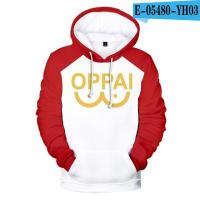 ราคา NEW Anime One Punch man Saitama Oppai Hoodie Hooded Sweatshirt Hoodie Cosplay Costume New Fleece Harajuku Jacket and Coat (14826730420)
