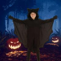 ราคา ชุดจั๊มสูทชุดคอสตูมค้างคาวแวมไพร์สำหรับเด็กทุกเพศชุดชุดคอสเพลย์ฮัลโลวีนสำหรับปาร์ตี้ฮาโลวีนเด็กหญิงเด็กชาย (20374226381)