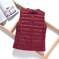 ราคา UNIQLO Uniqlo Lady Down The Tank Without Collar Ma3 Jia3 V Neck Big Yards Waistcoat Vest Round Collar Thin Thin Warm Coat (20268654971)