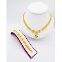 ราคา Thai Jewelry ชุดเซ็ท สร้อยคอ และ สร้อยข้อมือ สังวาลย์ทอง ลายดอกไม้ รอบคอ งานทองชุบไมครอน ชุบด้วยเศษทองคำแท้ 96 5 หรูหรา สวยงาม ทองชุบ (11760409999)
