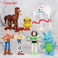 ราคา 7 PCS Toys New Movie 4 Woody Lightyear Rex Alien Bear Action Figure Toys (15258329078)