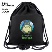 ราคา TOTORO เป้สะพายหลังการ์ตูนผู้ชายแบบไม่มีหน้าสำหรับผู้ชายผู้หญิงอนิเมะวาดเส้นกระเป๋าเป้แคนวาสกระเป๋าเชือกรูดกระเป๋าเก็บของ0000 (19532629014)