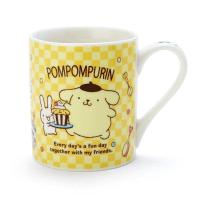 ราคา แก้วน้ำมีหูจับ mug ลาย Pompompurin ประมาณ 10 3 x 7 2 x 8 2 ซม (16484966630)