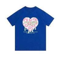 ราคา เสื้อยืดแขนสั้นพิมพ์ลาย American retro fun love สำหรับผู้ชายและผู้หญิงผ้าฝ้ายแท้แบบสบาย ๆ (20320607226)