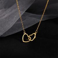 ราคา Jewelry Women Japan Simple Birthday Double Hearts Pendant Necklace Interlocking Hearts Necklace Alloy Necklace (19741427237)