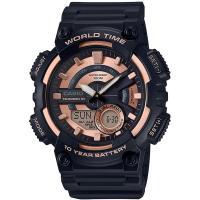 ราคา Casio Mens Telememo Quartz Watch with Resin Strap Black 28 Model AEQ 110W 1A3V (14457696642)
