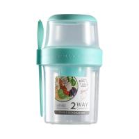 ราคา Cereal to Go Cup 29oz Portable Oats Container with Spoon Durable Breakfast Cup Reusable Oatmeal Container for Breakfast Overnight Oats Milk capable (20717619399)