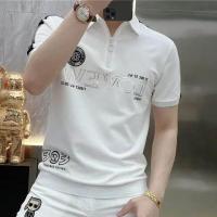 ราคา เสื้อเชิ้ตโปโลพิมพ์ลายแฟชั่นชายทรงหลวมมีซิปผ่าหน้าเสื้อเสื้อสวมศีรษะลำลองเสื้อยืดเข้ากับทุกชุดไซส์ใหญ่2023ฤดูร้อน (20278011882)