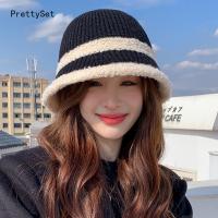 ราคา หมวกชาวประมงถักไหมพรมปานามาพับได้แบบลำลองอบอุ่นมีปีกกว้าง Topi Bucket ผ้ากำมะหยี่ขนแกะฤดูหนาว (21026511972)