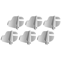 ราคา 6 PCS Sewing Rolled Hemmer Foot Silver Metal 3mm 8mm Wide Narrow Rolled Sewing Machine Presser Foot Kit (20702381452)