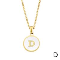 ราคา แฟชั่นสร้อยคอตัวอักษร A Z สร้อยคอจี้ตัวอักษรสแตนเลสผู้หญิงผู้ชายเครื่องประดับของขวัญ T0U6 (20837572515)