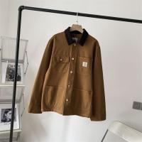 ราคา CARHARTT WIP Carhart Tooling Tide Brand Canvas Denim Jacket Jacket Detroit Michigan Khaki (20650241817)