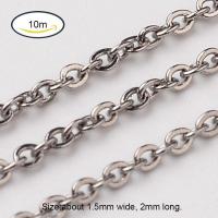 ราคา Benecreat 10 m 304 Stainless Steel Ball Chains Decorative Chains Soldered Stainless Steel Color 2 5mm (14864456492)