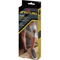 ราคา Futuro 70005242162 FUTURO Comfort Knee Support with Stabilizers Ideal for Sprains Strains and General Support Breathable Medium grey Medium Pack of 1 (15262257149)