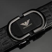 ราคา The new emperor brahman Armani belt leather authentic male automatic belt buckle male fashion trend joker belt (15328232749)