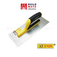 ราคา เกรียง เกรียงฉาบ เกรียงฉาบฝ้า เกรียงฉาบชนิดหวีปูกระเบื้อง AT INDY ขนาด 250 มม x 115 มม เหล็กรีดร้อน คุณภาพสูง (12731802223)