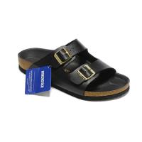 ราคา Original 2023 New Birkenstockรองเท้าแตะ Men Styles Arizona Arizona Nubuck Leather Black (18533377891)