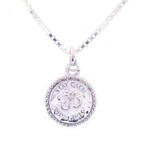 ราคา Lucky Gems จี้กลม โอม เงินแท้92 5 เพชร CZ เกรด Premium เล่นไฟดี ชุบทองคำขาว LKPD167 (18378395775)