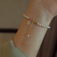 ราคา คลังสินค้าพร้อม Ins สร้อยข้อมือมุกย้อนยุคนำโชคสำหรับผู้หญิง (17249097789)