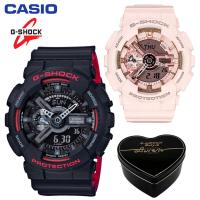 ราคา เดิม G Shock GA110 GMAS110 ผู้ชายและผู้หญิงกีฬานาฬิกาคู่ตั้ง 200 เมตรกันน้ำกันกระแทกกีฬาคนรักกีฬานาฬิกาข้อมือรับประกัน 4 ปี GA 110HR 1A GMA S110MP 4A1 (20441810730)