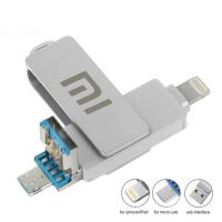 ราคา Xiaomi type cUSB flash drive 256GB 512GB 128GB 32GB 64GB suitable for USB OTG TYPE C three in one suitable for iOS external storage (20153656180)