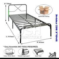 ราคา Foldable Single Bed Frame JSH S10 Katil Bujang Katil Besi Katil Lipat Single Size Home Furniture Bedroom Furniture (16487283026)