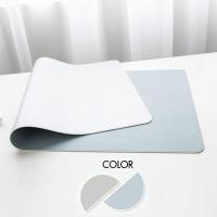 ราคา แผ่นรองเมาส์ หนังPU แผ่นรองเมาส์ขนาด 80x40 Mouse Pad ใช้ได้ทั้ง2ด้าน (7180638309)