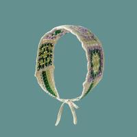 ราคา ผ้าโพกหัวโครเชต์วินเทจสำหรับผู้หญิงผ้าพันคอที่คาดผมแบบผ้าถักลายดอกไม้ที่คาดผมเครื่องประดับผมวันหยุดสไตล์โบฮีเมียน (20209252869)