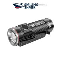 ราคา ไฟแอลอีดีสว่างมากไฟฉายพกพาขนาดเล็ก SmilingShark USB โคมไฟแบบคลิปหนีบไฟฉายพร้อมแม่เหล็กแบบชาร์จไฟได้ (19862360627)