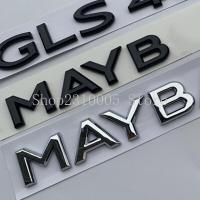 ราคา ABS Letters Emblem for Mercedes MAYBACH S450 S480 S500 S560 S580 S600 S650 S680 GLS480 GLS600 Car Trunk Nameplate Logo Sticker (16464282910)