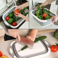 ราคา เขียงซิลิโคน เขียงพับได้ 3in1 ล้าง หั่น พับเก็บ ระบายน้ำได้ พับเก็บสะดวก ใช้ดีมาก (21021061719)