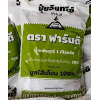 ราคา ปุ๋ยมูลไส้เดือน ปุ๋ยคอก ขี้ไส้เดือน 100 บรรจุ 1 กิโลกรัม (2141716868)