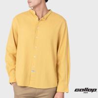 ราคา GALLOP Mens Wear เสื้อคอจีนแขนยาว ผ้าลินิน Long Sleeve Round Neck Chinese Style รุ่น GW9025 สี Mustard เหลือง (18568768181)