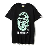 ราคา Bape เสื้อยืดแขนแขนสั้นคอกลมผ้าฝ้ายบริสุทธิ์เสื้อยืดครึ่งแขนฉลามให้ผลการเรืองแสงแบรนด์ตามกระแสชายและหญิง (17679540867)