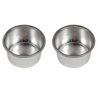 ราคา 2Pcs 51mm 4 Cups Filter Replacement Filter Basket for Coffee Bottomless Portafilter for Delonghi EC680 EC685 Espresso (19763152618)