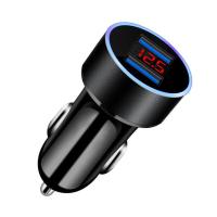 ราคา FONKEN 3 1A 5V ที่ชาร์จแบตในรถ Dual USB 2พอร์ตจอแสดงผล LEDที่ชาร์จโทรศัพท์ใช้ได้กับรถทุกรุ่นที่ชาร์จแบบเร็ว (12818881211)