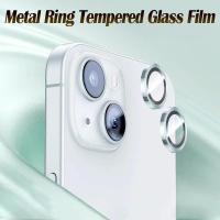 ราคา ฝาครอบเลนส์กระจกนิรภัย For iPhone 15 Pro Max 15 Pro ตัวป้องกันหน้าจอกล้อง for iPhone 15 15 Plus ด้านหลังวงแหวนเลนส์โลหะฟิล์มกระจกนิรภัย (20528523196)