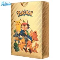 ราคา FunsLane 55pcs Pokemon Gold Foil Cards Anime Cartoon Pokemon English Version Tcg Card For Fans Collection (19383490599)