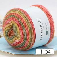 ราคา เส้นด้ายขนสัตว์สีรุ้ง100กรัมผ้าพันคอหมวกไหมพรมเค้กผ้าทอมือแบบใหม่ผ้าถักไหมพรมสำหรับสเวตเตอร์ถักด้ายมัดรวมแฟนซี (17865333046)
