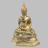 ราคา พรบูชาปางสมาธิ หน้าตัก 9 นิ้ว พระประจำวันพฤหัส เนื้อทองดหลืงแท้คุณภาพดี (8937902402)