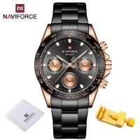 ราคา 2023 NAVIFORCE นาฬิกาผู้ชายธุรกิจแฟชั่นแบรนด์หรูชั้นนำนาฬิกาควอตซ์นาฬิกาข้อมือกันน้ำสแตนเลสชาย Relogio Masculino (20363168098)