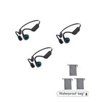 ราคา Adzuki Bean IPX8 Waterproof Swimming Earphones X15 Wireless Bluetooth Bone Conduction Headphones With Mic 32G MP3 Sports Headset (19708719816)
