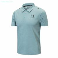 ราคา Under Armour เสื้อยืดแขนสั้นผู้ชายเสื้อโปโลกอล์ฟใหม่ระบายอากาศได้อย่างอิสระใส่ออกกำลังกายแขนสั้นฤดูร้อน (20220990285)