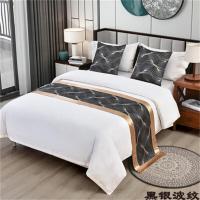 ราคา เตียงวิ่งราชินีคู่แฝดเตียงยาวพิเศษสำหรับโรงแรมการตกแต่งผ้าปูโต๊ะสิ่งทอนักวิ่งผ้าปูเตียงผ้าสำหรับเตียงขนาดควีนไซส์ที่มีนักวิ่งหมอนวางบนเตียงจับคู่รูปแบบการถักโครเชต์เตียงขนาดเต็มและหมอนอิง (19512213132