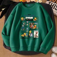 ราคา เสื้อกันหนาวแขนยาวลําลอง คอกลม ทรงหลวม ลายการ์ตูนหมีพูห์ สไตล์เกาหลี สําหรับผู้หญิง (19727569479)