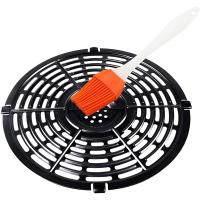 ราคา Air Fryer Rack PartsGrill Plate for Air Fryer Pan Non Stick Air Fryer Accessories Air Fryer Rack with Brush Steam Rack (14865151372)