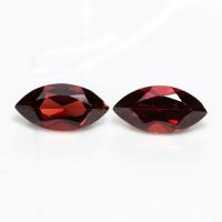 ราคา 2 60 ct โกเมน Garnet Red Orange ทรงมาคี 1 คู่ (19138461332)