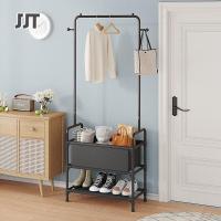 ราคา DANLE จัดส่งฟรี ราวแขวนผ้า ราวตากผ้า ราวตากผ้าคอนโด ที่ตากผ้าคอนโด ที่แขวนเสือผ้า ห้องนอนบ้าน ราวแขวนเสื้อผ้าระเบียง ชั้นวางเสื้อผ้า มุมหอพักเคลื่อนย้ายได้ (16677097905)